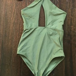 Olive green one piece